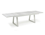 Together Extendable Dining Table - Light Grey, 79-118"L x 38"W