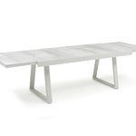 Together Extendable Dining Table - Light Grey, 79-118"L x 38"W