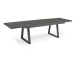Together Extendable Dining Table - Anthracite, 79-118"L x 38"W