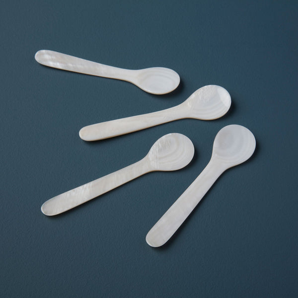 Seashell Spoons, Set of 4 in 3 Sizes