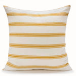 Track Stripe Light - Ochre, 22" x 22"