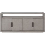 Modern Server - Siltstone Gray, 76"W x 19"D x 34"H