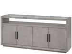 Modern Server - Siltstone Gray, 76"W x 19"D x 34"H