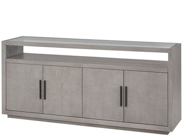 Modern Server - Siltstone Gray, 76"W x 19"D x 34"H