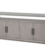 Modern Server - Siltstone Gray, 76"W x 19"D x 34"H