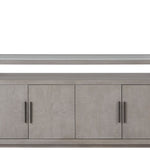 Modern Server - Siltstone Gray, 76"W x 19"D x 34"H