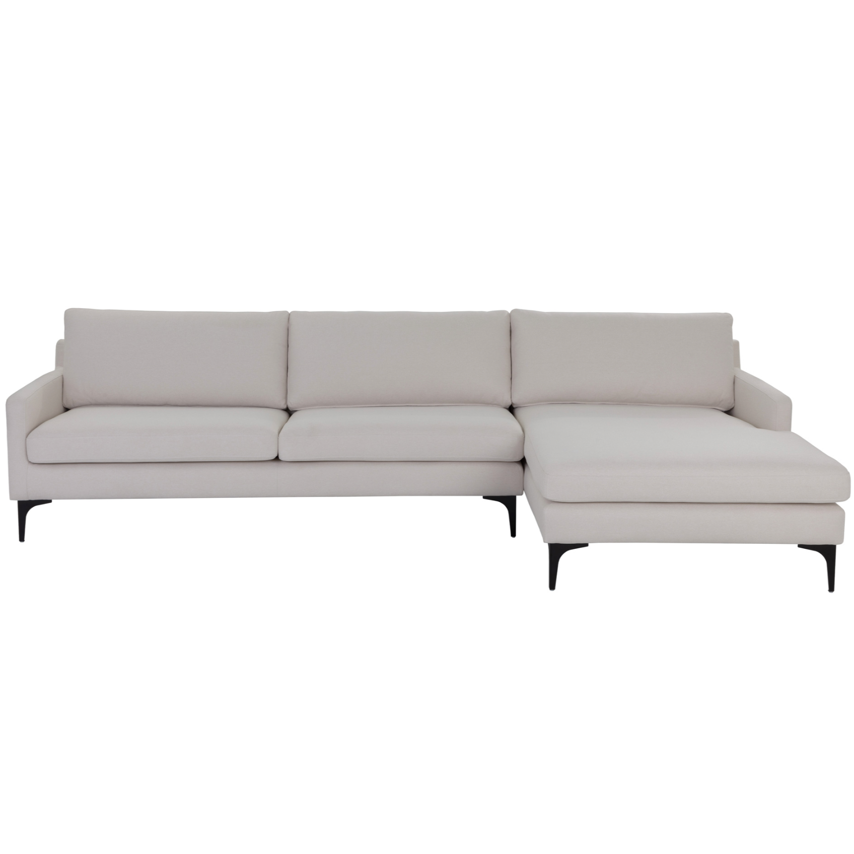 Andie Sofa - Right Facing Chaise, Mark Sand Performance Fabric
