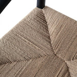 Bridgette Dining Chair- Natural Paper Cord & Black Teak Wood