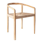 Bridgette Dining Chair- Natural Paper Cord & Natural Teak Wood