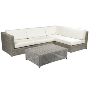 Sag Harbor Sectional, Oyster/Canvas,  112.5" x 75"