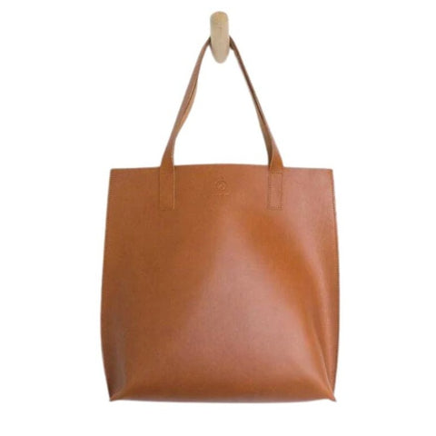 Leather Tote, Umber