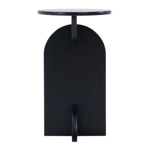 Crescent End Table, Ebony