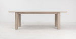 Arc 76" White Ash Dining Table, Nude