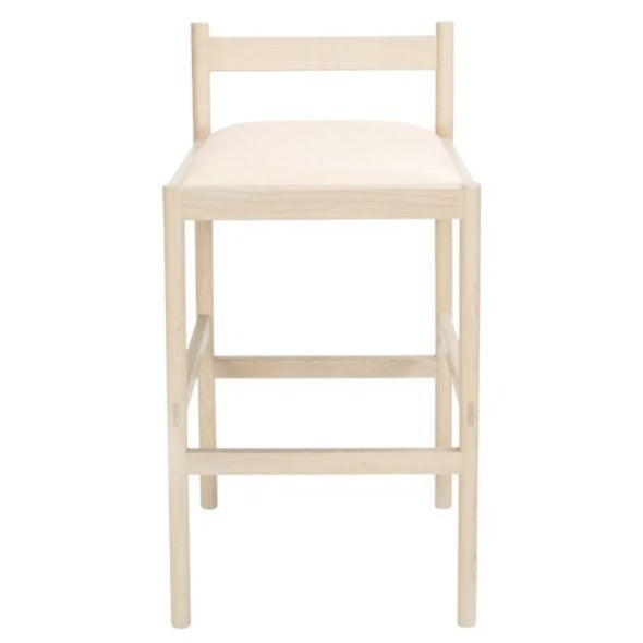 Carob Bar Stool, Nude/Natural