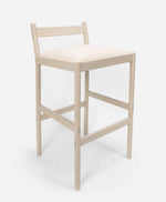 Carob Counter Stool, Nude/Natural