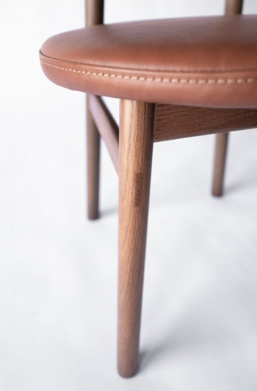 Ember Leather Chair , Sienna/Umber