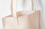 Leather Tote, Natural