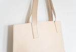 Leather Tote, Natural