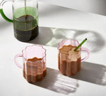 Wave Mug - Set of 2 Pink