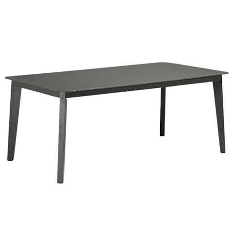 Diva Anthracite Rectangle Dining Table, Granite, 87"W x 37"D