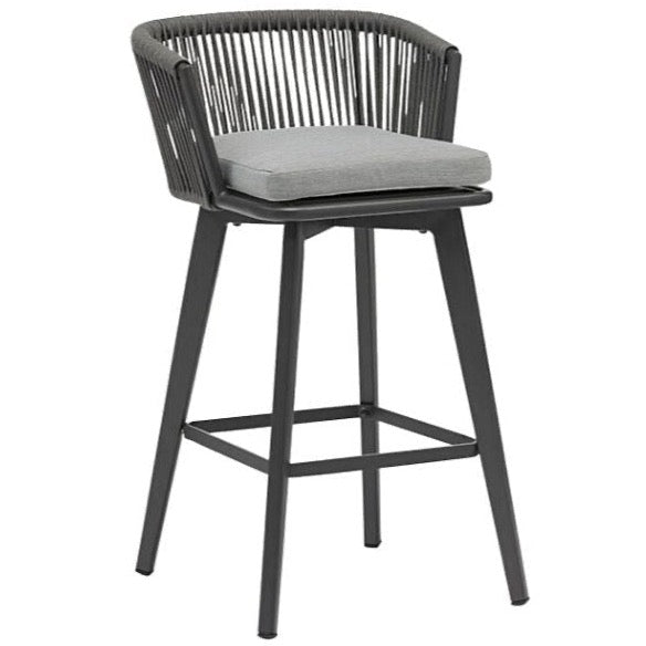 Diva Anthracite Barstool, Granite