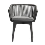 Diva Anthracite Dining Chair, Granite