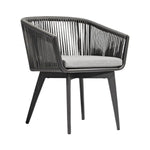Diva Anthracite Dining Chair, Granite