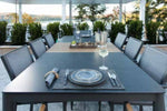 Polo Dining Chair, Anthracite Aluminum Grey