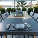 Polo Dining Chair, Anthracite Aluminum Grey