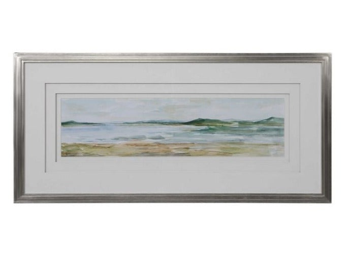 Panoramic Seascape Frames Prints, 2 Styles, 46"W X 22"H