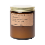 No. 04 Teakwood & Tobacco Soy Candle, 3 Sizes