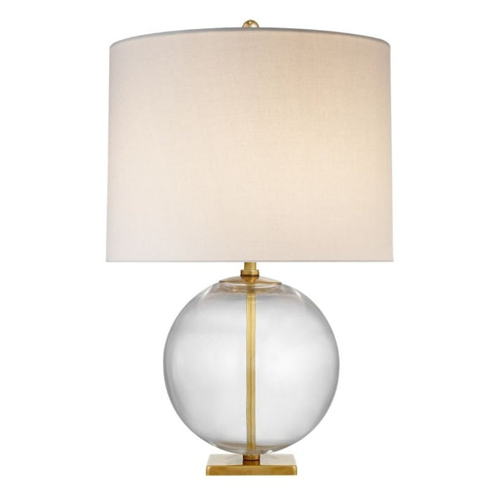 Elsie Table Lamp, Clear Glass