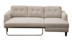 Belagio Sofa Bed With Right Facing Chaise, Beige