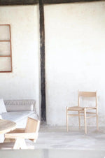 Audra Dining Chair, Natural Papercord & Natural Sungkai Wood