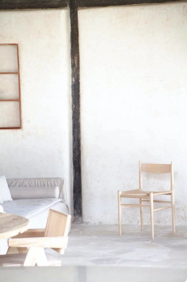 Audra Dining Chair, Natural Papercord & Natural Sungkai Wood