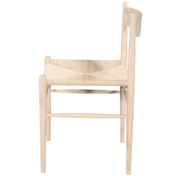Audra Dining Chair, Natural Papercord & Natural Sungkai Wood