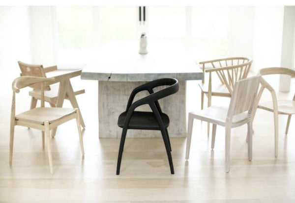 Bette Dining Chair- Natural Sungkai Wood