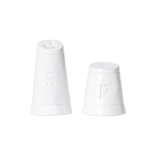 Fresh White Salt and Pepper