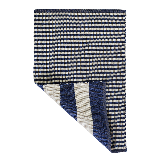 Veranda Handwoven Indoor/Outdoor Rug - Light Grey/Indigo