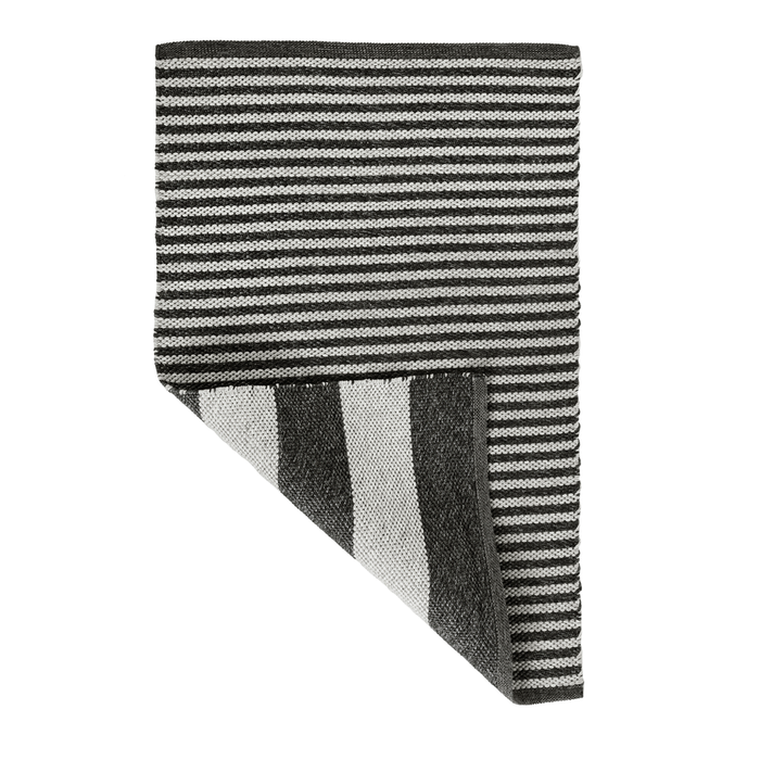 Veranda Handwoven Indoor/Outdoor Rug, Light Grey/Charcoal