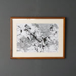 Original Ink Painting on Paper by Ramadhyan - S2 , 22" x 17"