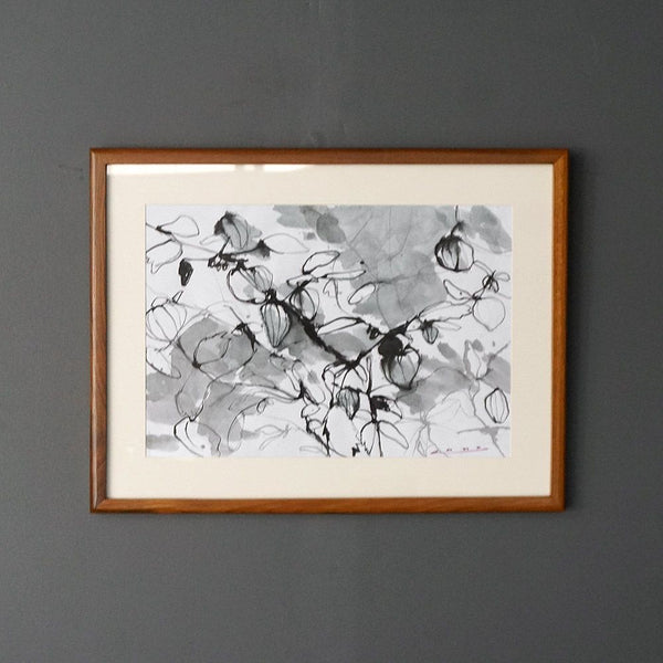 Original Ink Painting on Paper by Ramadhyan - S2 , 22" x 17"