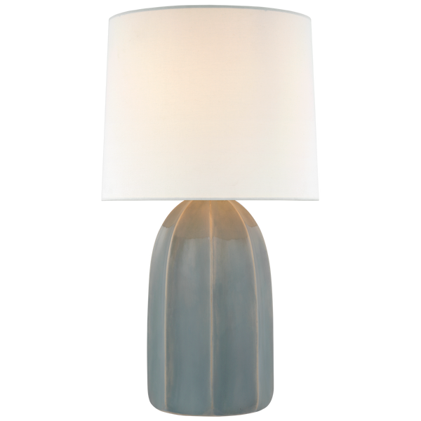 Melanie Table Lamp, Sky Gray