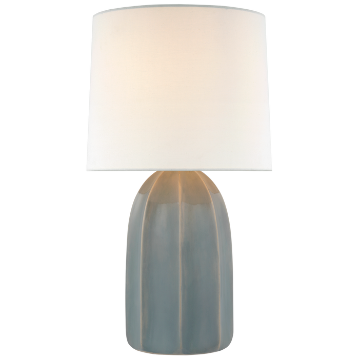 Melanie Table Lamp, Sky Gray