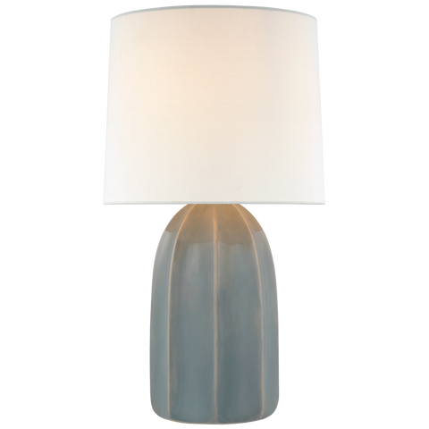 Melanie Table Lamp, Sky Gray