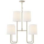 Go Lightly Chandelier - China White, Medium