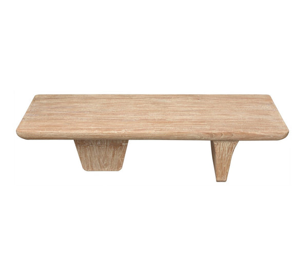 Ward Coffee Table-Distressed Mindi, 67.5"W x 28.5"D x 17"H