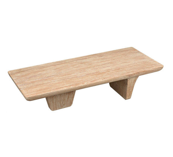 Ward Coffee Table-Distressed Mindi, 67.5"W x 28.5"D x 17"H
