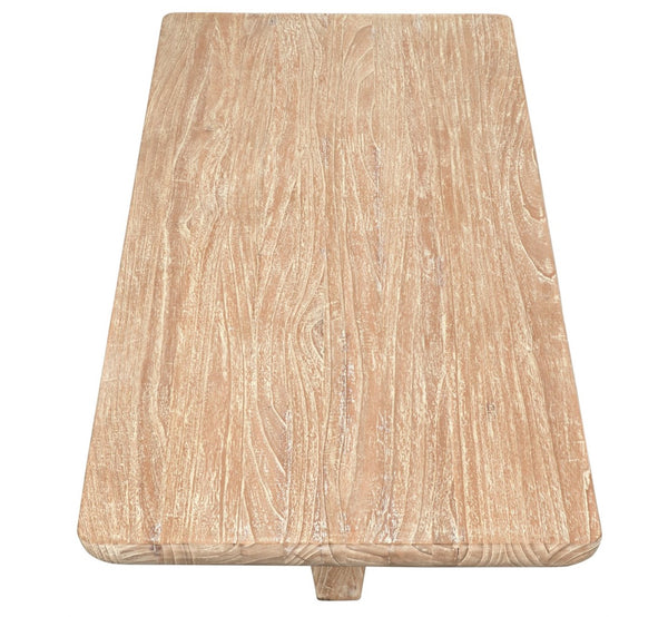 Ward Coffee Table-Distressed Mindi, 67.5"W x 28.5"D x 17"H