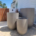Ligna Tall Concrete Planter, 3 Sizes